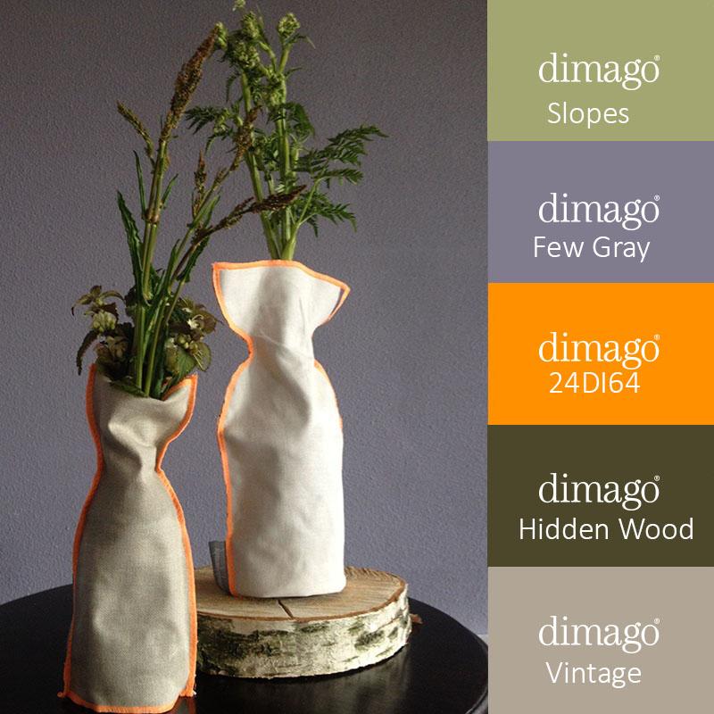 #Interieurtip: Combineer ingetogen kleuren met #accentkleur dimago® #oranje 24DI64 voor een spannend kleurpalet.