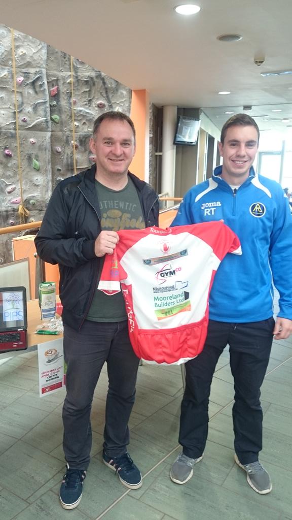 QueensSport's tweet image. Coffee morning @QueensUBelfast PEC to support @PipsCharity and @kevinmurray777 taking on the #TourdeFitz