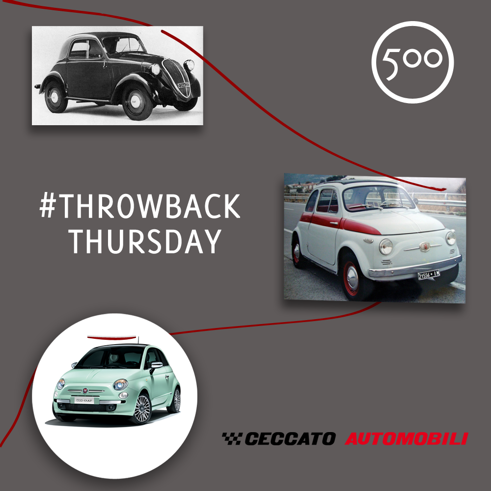 ceccato_auto's tweet photo. #Throwbackthursday Nel nostro "giovedì di ricordi" la mitica #Fiat500...vi ricordate com'era? http://t.co/7iacZz78vG