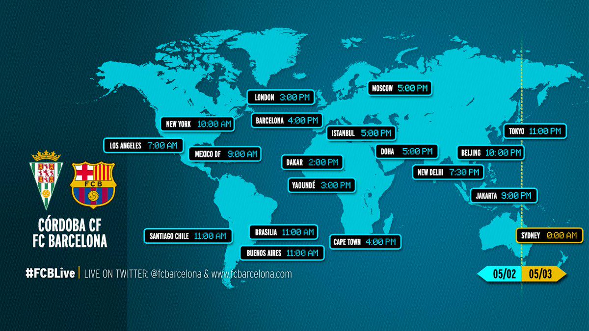 FCB_Indonesia's tweet photo. NEXT MATCH: #LaLiga #Jornada35 Cordoba vs FC Barcelona | Sabtu, 2 mei 2015 | Kick Off 21.00 WIB | Live on FoxSports http://t.co/jsT4BkHehr