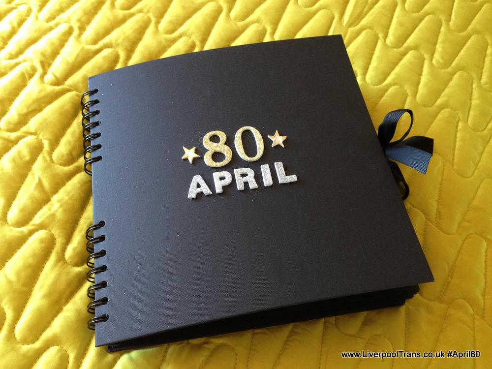 LiverpoolTrans's tweet photo. #April80 Birthday Book presented to April yesterday is now available to view on facebook page https://t.co/ut2s3IR3UE http://t.co/p4SKamoczG