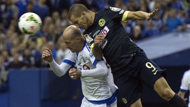 SportTimeBE's tweet photo. Laurent Ciman et l'Impact Montréal ont perdu la finale de la Ligue des Champions Concacaf face au Club América http://t.co/uHzLdLgVvq