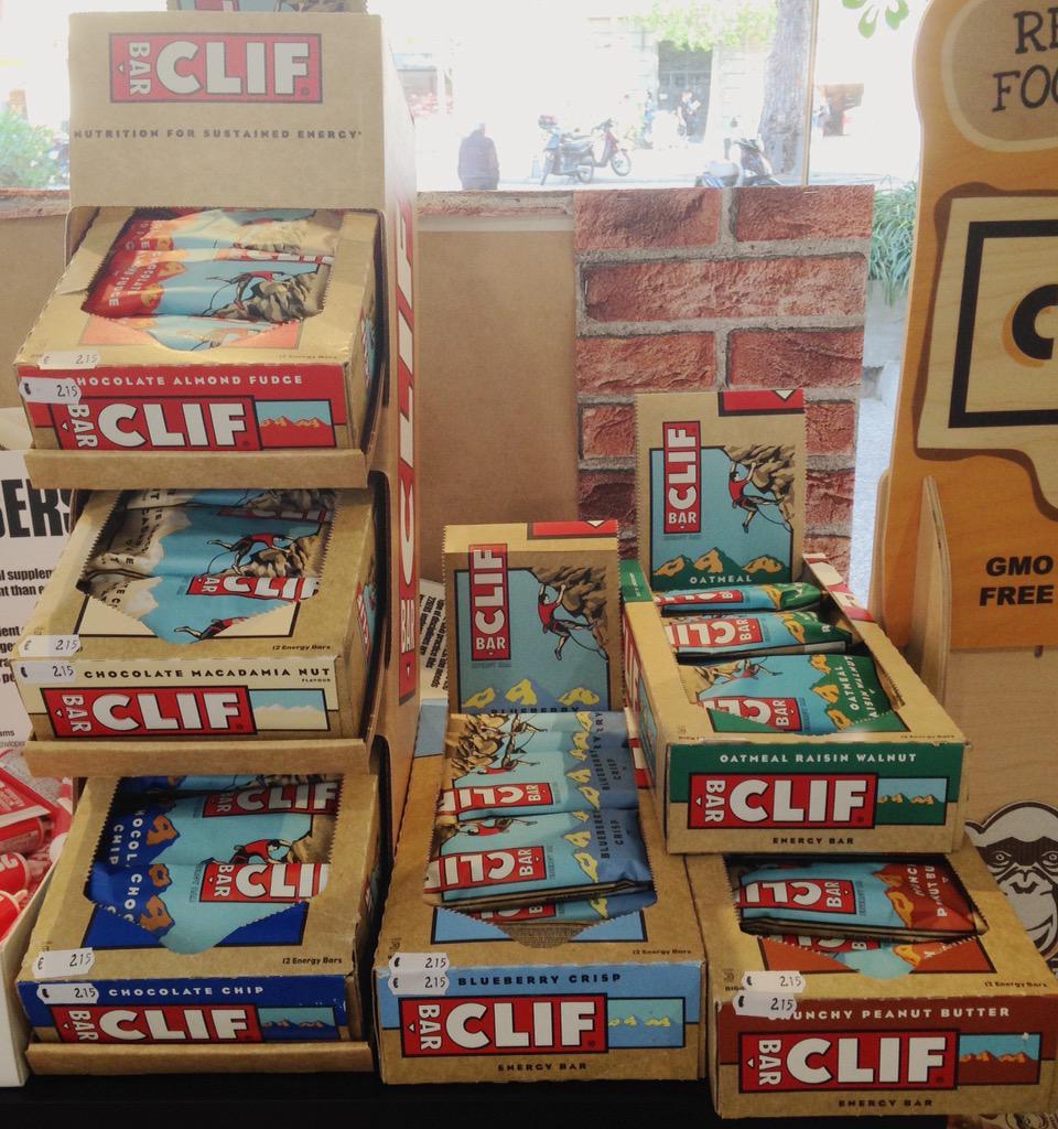 Trienjoy's tweet photo. Recién llegadas de USA: las @ClifBar ya están disponibles en #trienjoy http://t.co/ZIniEjHy4L
