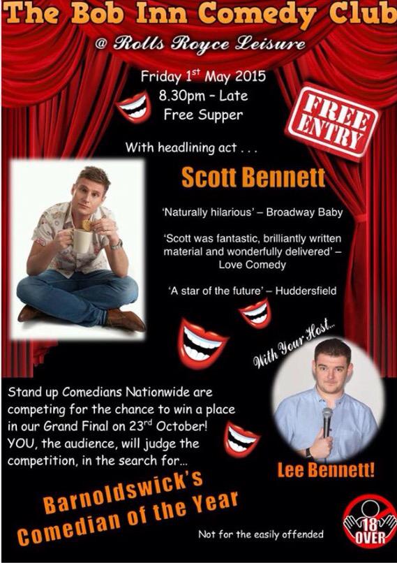 This Friday don't miss the next instalment of comedy night! 4 comedians compete for a place in the final! #standup