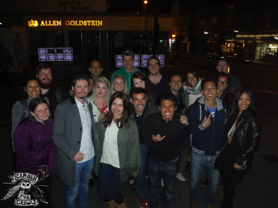 Ramjamrecords's tweet photo. #BlurredMemory of a great night with @CamdenPubCrawl, probably shouldn't have drank so much wine b4 joining!! http://t.co/GqpLuAi9fx