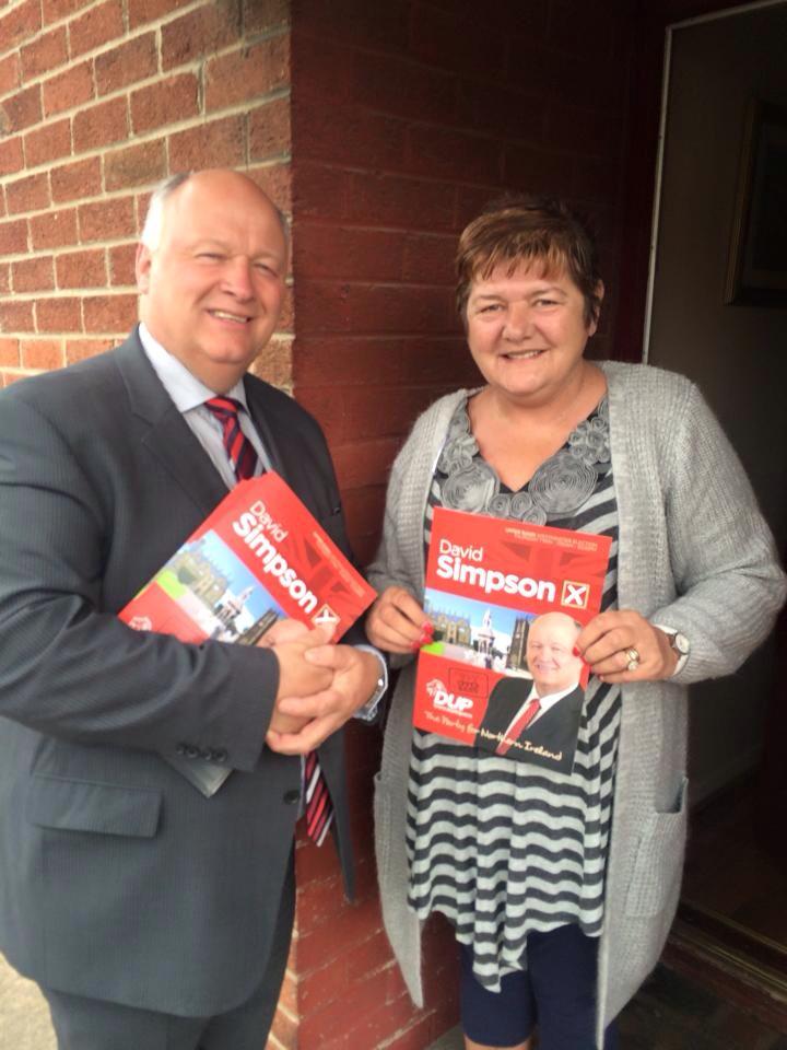 DavidSimpsonDUP's tweet photo. Just a small selection of the support we have been getting on the doors so far. Thank you to all #GE2015 #VoteSimpson http://t.co/wTefnyJO3D