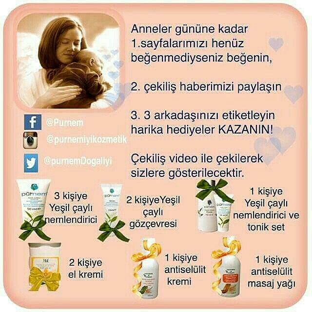 PurnemDogaliyi's tweet photo. Anneler gününe kadar takip edin etikeleyerek paylaşın. Kazanın. #doğalkrem  #çekiliş #çekilişvar #hediye http://t.co/ROOTW40H72