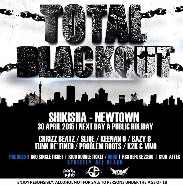 PartyCentral_SA's tweet photo. #TotalBlackout The Place to BE @ShikishaNewtown. With  @Sliqe @Chrizz_Beatz @DJBAZYB @problem_kidz @funkdefined_ http://t.co/a6wKyDg8dA