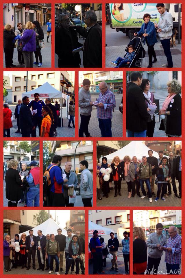 MovEsqSAB's tweet photo. Imatges d'ahir la #carpaMES de @MovEsqSAB  a Sant Adrià Nord. Escoltant i explicant les nostres propostes #equipISA http://t.co/sVWbMAXMQu