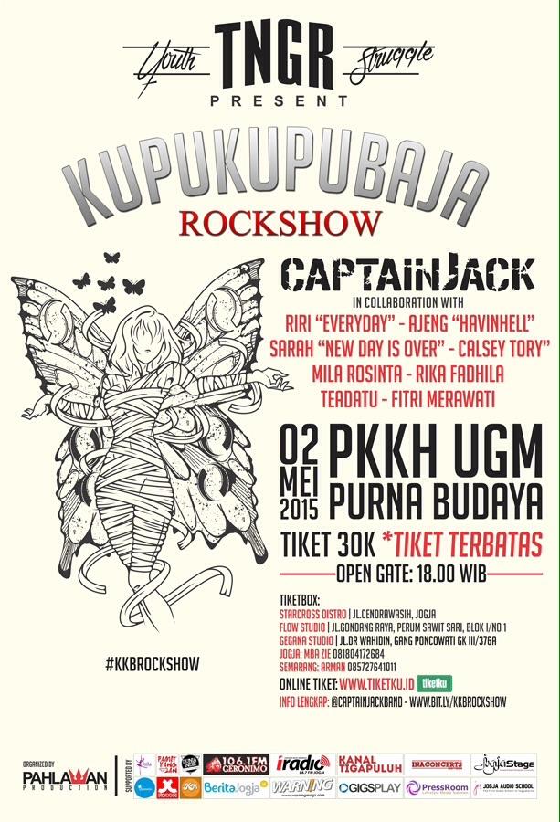 Diajeng_budi's tweet photo. See you there!! #KKBrockshow @captainjackband http://t.co/QjAwUvFAzB