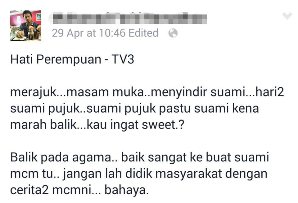 MalayFoodHunter's tweet photo. yang suka tengok cerita hati perempuan

#HatiPerempuan http://t.co/aK3JaWC2kb