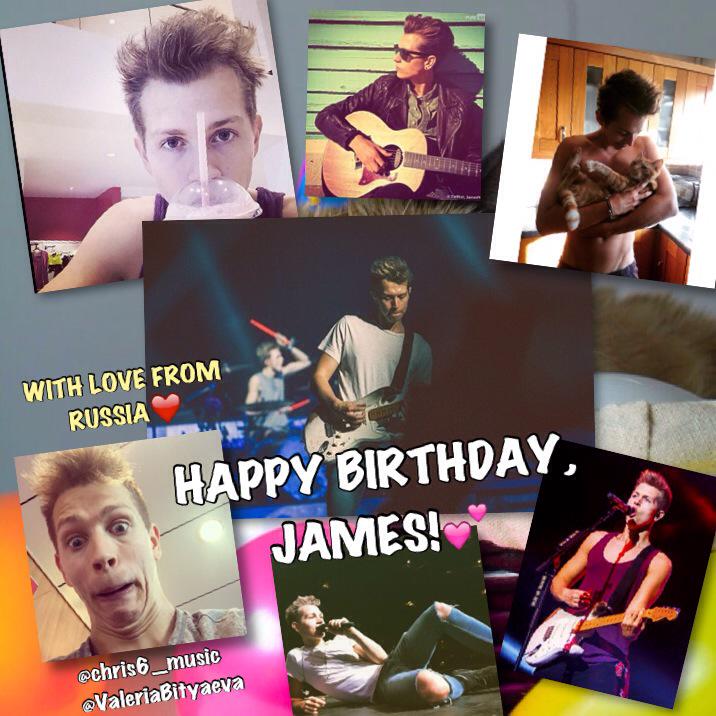 HAPPY BIRTHDAY, James McVey  I hope you have a great day Russian fans love you    