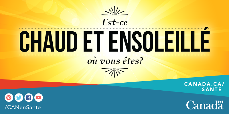 CANenSante's tweet image. Les températures augmentent …tout comme le force du soleil. N’oubliez pas votre #ÉcranSolaire! ow.ly/MaiF9