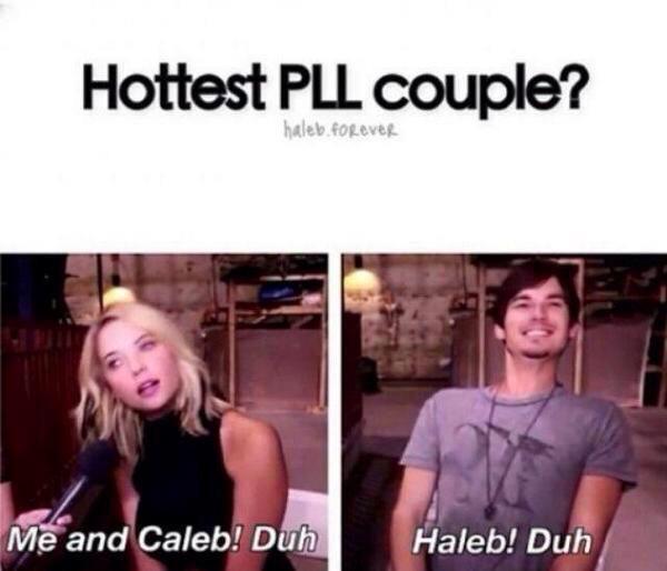 PLLBITCHESSS's tweet image. #HalebThursdays #PLLisLife #PLLIsOurDrug 🙌🏼😍❤️ are they your favorite couple ??