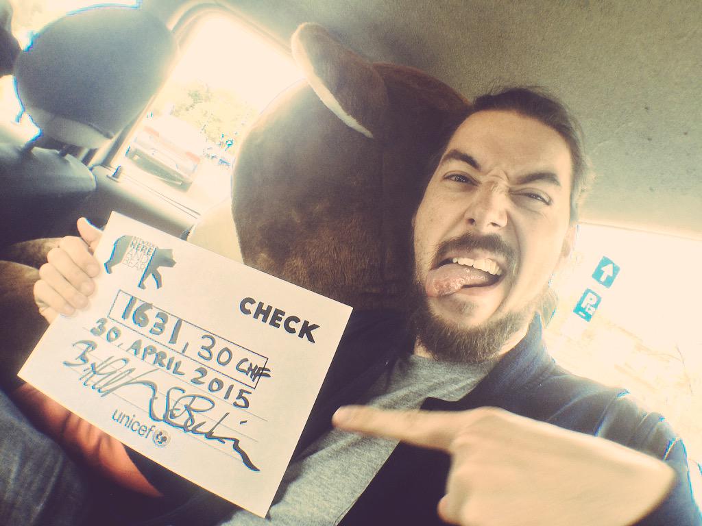 hereandbear's tweet photo. Driving to @UNICEFRomania for the #handover. #Bucharest #betweenhereandbear http://t.co/4VFcwX4Qhp