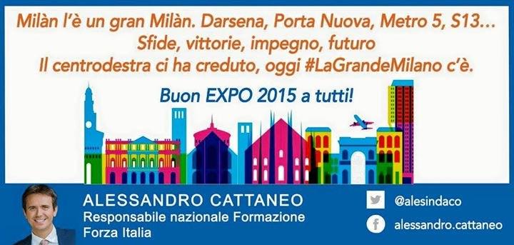 Via a #Expo2015 .Orgogliosi di aver costruito la #grandeMilano di oggi con le nostre amministrazioni <a href="/forza_italia/">Forza Italia</a> !