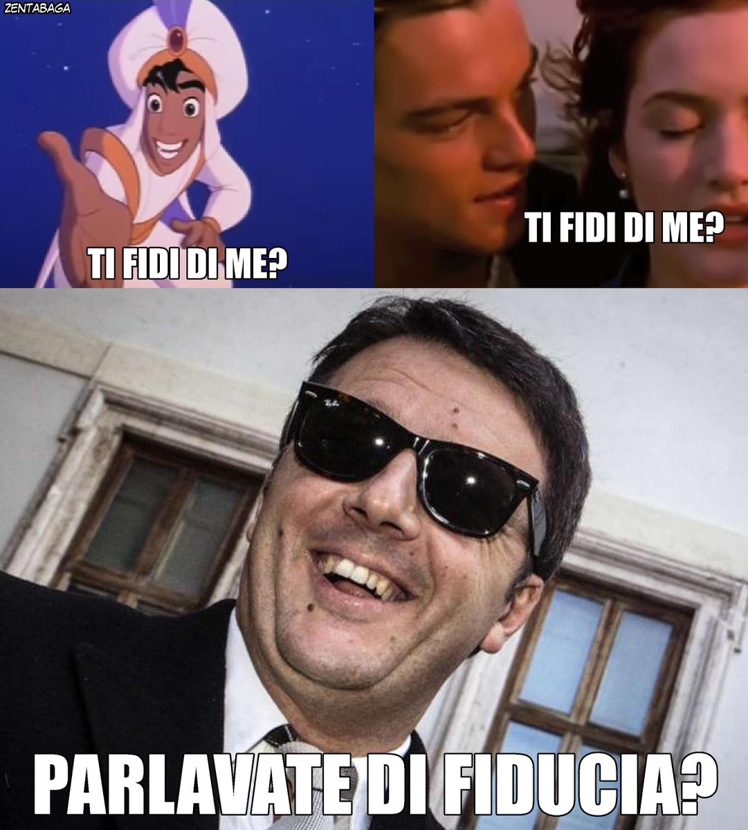 Zentabaga's tweet photo. Fidarsi è bene, avere #fiducia è meglio. Forse. #italicum #Renzi #PD http://t.co/qzGMLRv780