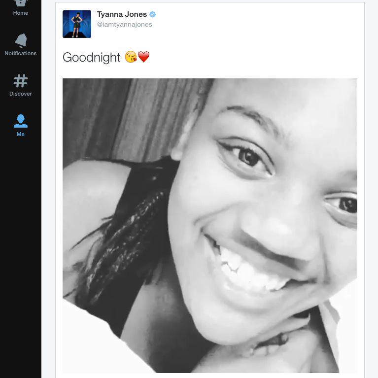 TyannaJonesFan's tweet photo. THIS MAKES ME SO SO SO HAPPY😍😍😍😍 @iamtyannajones http://t.co/LQzy5CjvSM