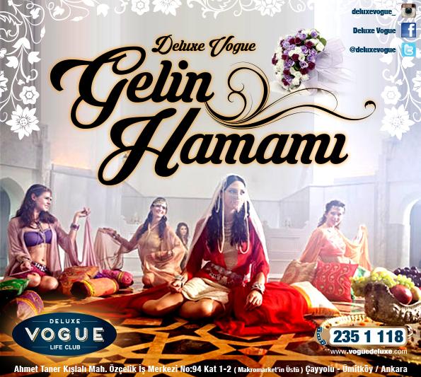 Deluxe Vogue de Özel günlerinizde sınırsız ikramlarımızla Geleneksel Türk Hamamının keyfini çıkartın.