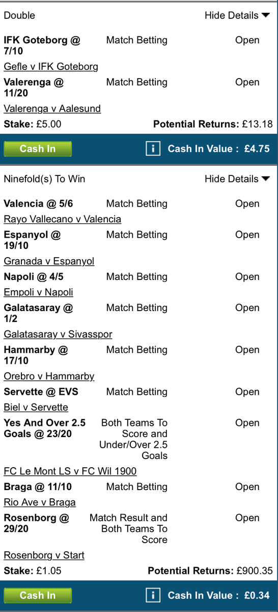 What do you guys think of my roller and acca? <a href="/TwoPoundPunt/">TwoPoundPunt</a> <a href="/FootyAccums/">Footy Accumulators</a>