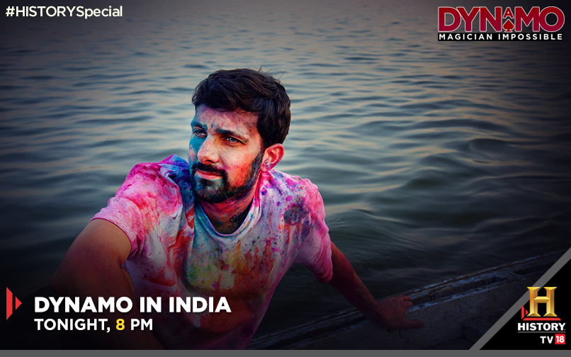 HISTORYTV18's tweet photo. He came, he saw and India conquered him. Watch the #DynamoInIndia episode tonight at 8 PM. @Dynamomagician http://t.co/63A2fmTJBw