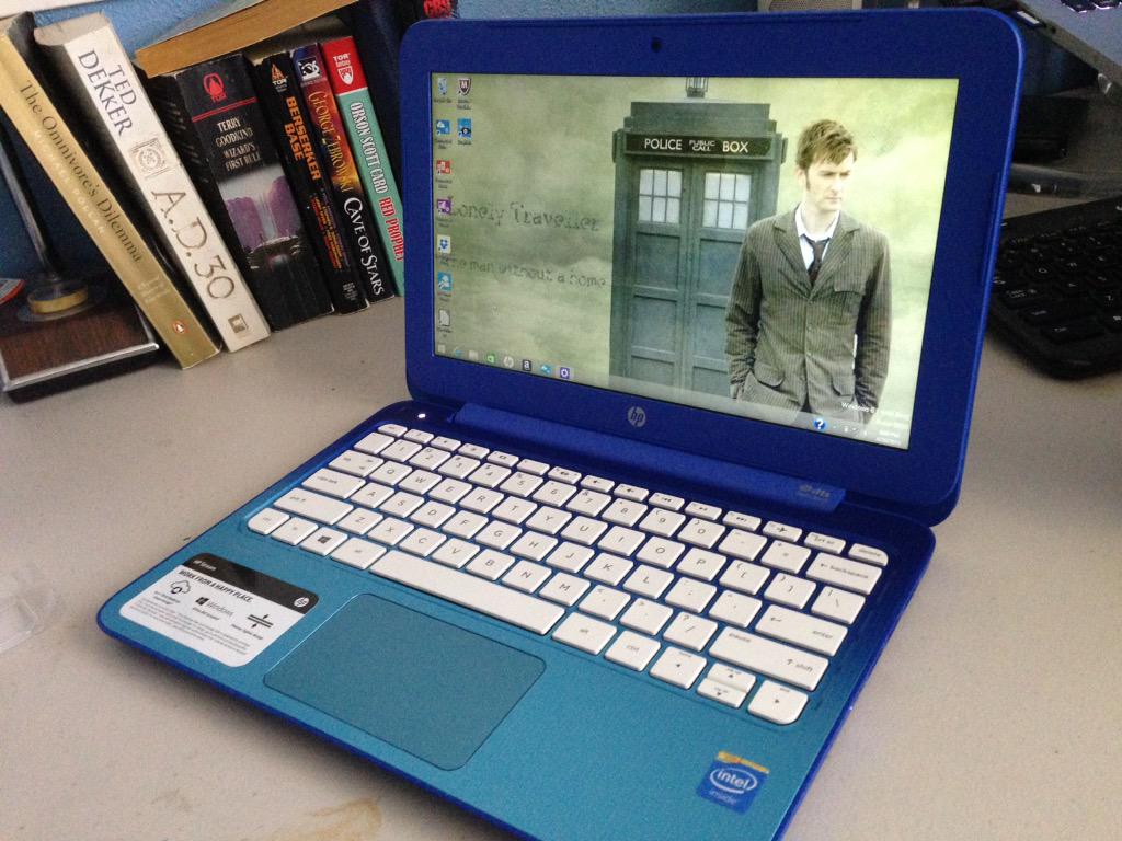 tcjohnstonbooks's tweet image. It came finally! Needed a new #writing laptop, and I had my eye on this one for a while. #amazing deal #HPStream11