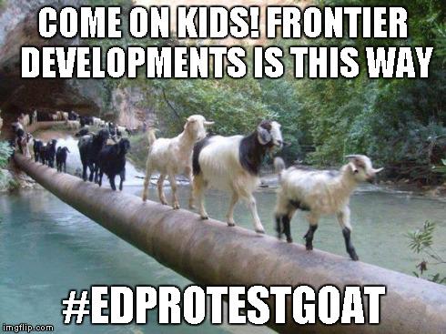 MahdDogg's tweet photo. get in the mood for the uprising now at http://t.co/bRsQssg4TZ #EliteDangerous #EDProtestGoat #GoatAid #DemoDerby http://t.co/DpLejhXFtu