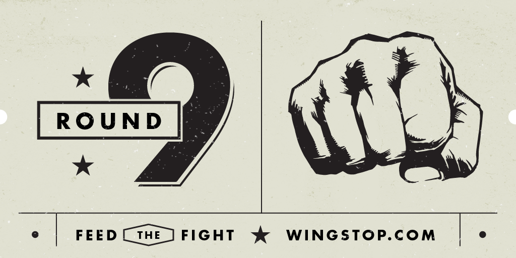 wingstop's tweet photo. Who floats like a butterfly? Tweet #MayPunch or #PacPunch to vote. http://t.co/3FGQtJRuO4