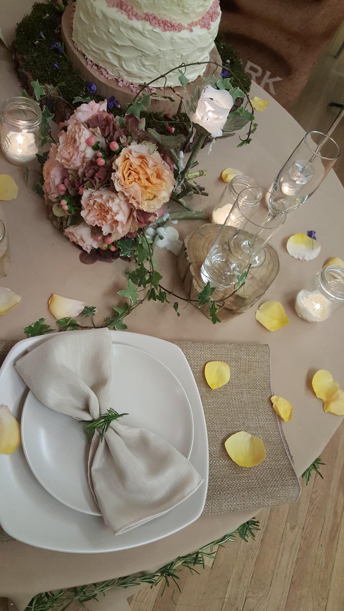 TuthillHouse's tweet photo. At the #weddingsalon with our #rusticwedding table design representing @Tuthilltown and @Tuthill12345! http://t.co/Sn0q5lFBNa