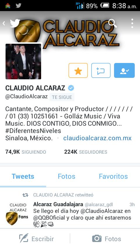 raquelbaaas's tweet photo. Meeeeee Emocionaaa😍 Hermoso Guapillo Saludos @ClaudioAlcaraz Te extraño Poquito😘 http://t.co/MKodYw9ZkC