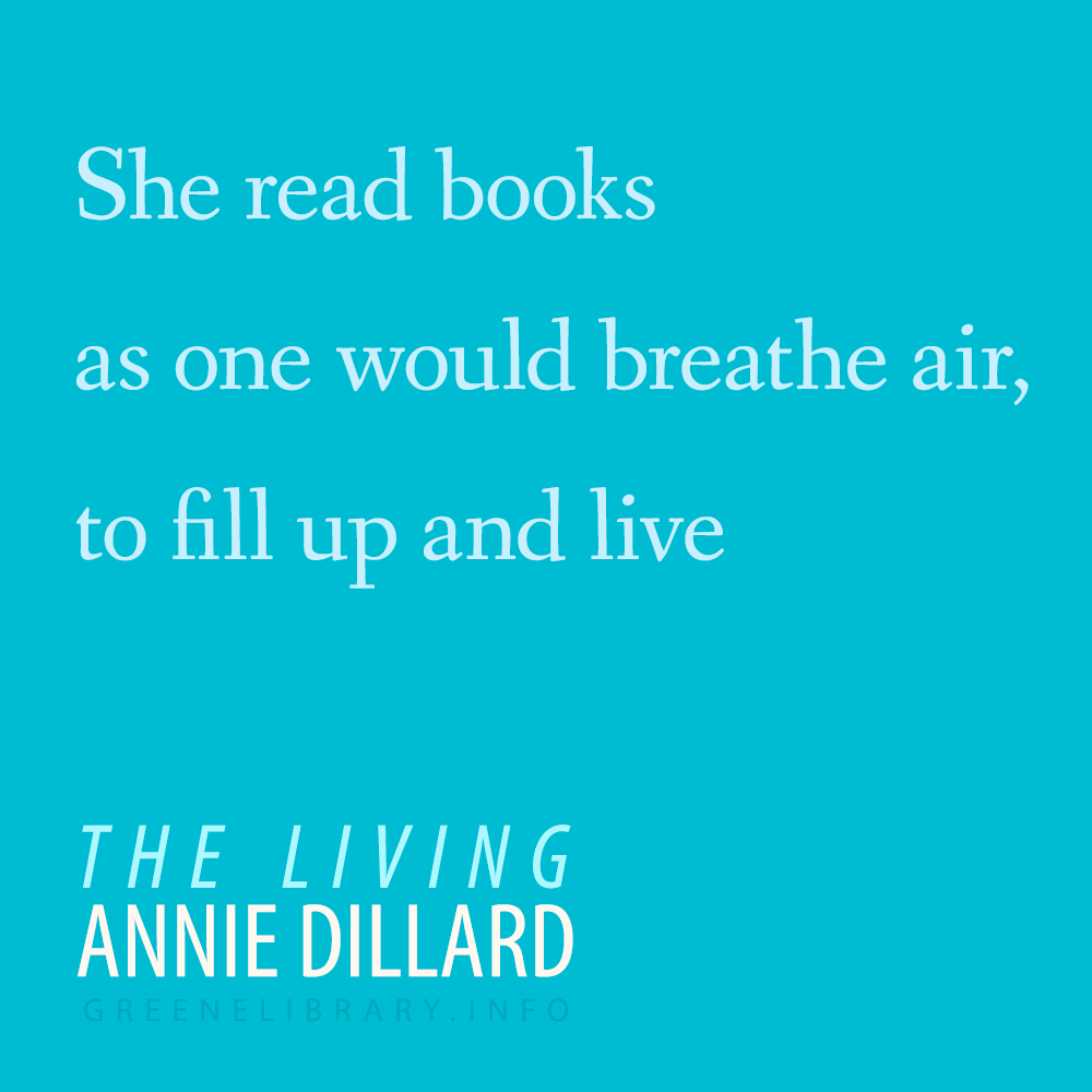Happy birthday to author Annie Dillard . 