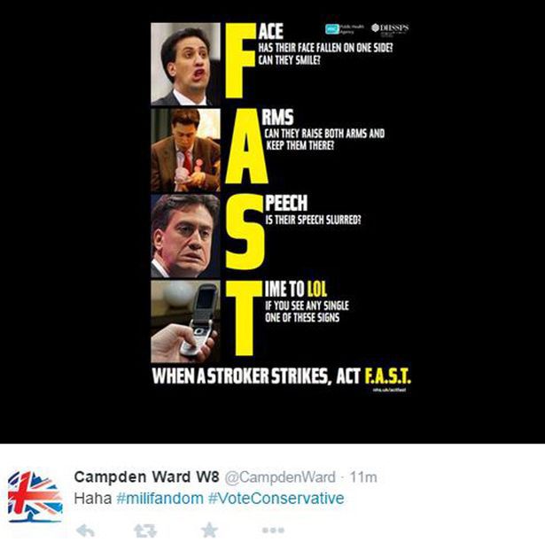 Dear <a href="/Conservatives/">Conservatives</a> why was this despicable image allowed on the Campden Ward Twitter account? Answer the question.