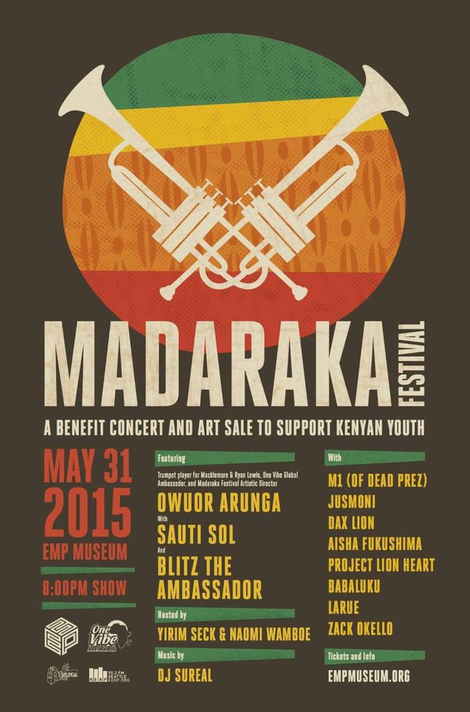 Benogola's tweet photo. This is our month - 29th @ThePhysics launch WYWH, 30th @PenziAmani album launch &amp; on 31st we have Madaraka festival http://t.co/dRNWGBt7oQ