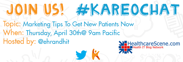 InfluentialNets's tweet image. RT @GoKareo: We hope for a great turnout at today's #KareoChat! Help us spread the word? @eVisitApp @abc_Creative