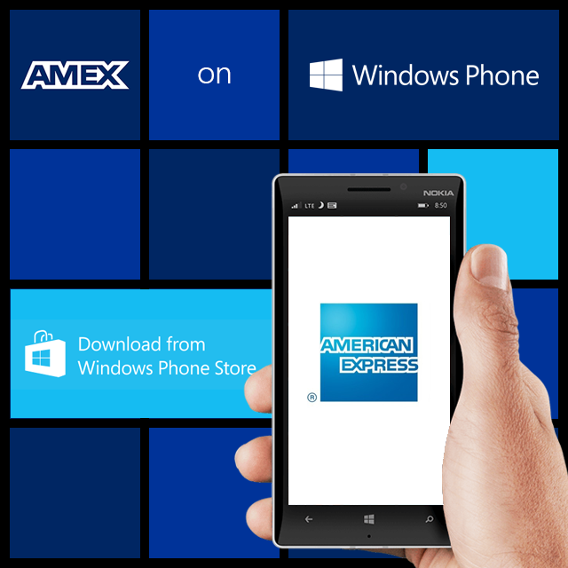 American Express on Twitter: "Have a Windows Phone? Download our mobile