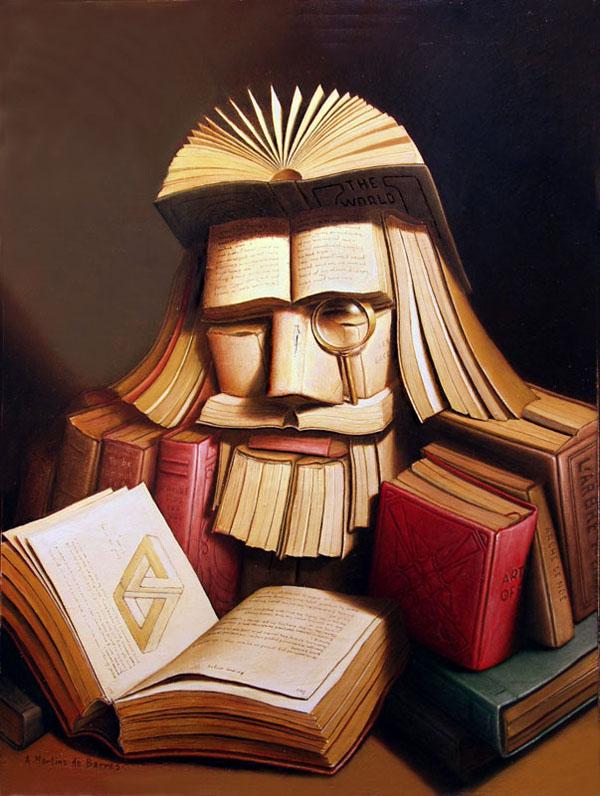 Monica_Wilcox's tweet photo. For all I know, writing comes out of a superior devotion to reading. 
~Eudora Welty #amwriting 

#art~Andre Martins http://t.co/Ou7M1NaIWw