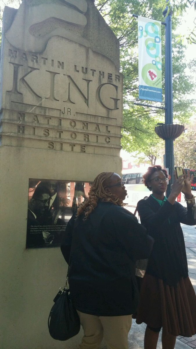 GLACharter's tweet image. Scholars at the #MLK National Historic Site @NatlParkService #PACharters #FieldTrip