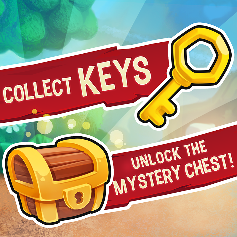 RunSheldon's tweet image. Collect Keys to unlock the hidden treasures of the Mystery Chest!
#RunSheldon #NeverGiveUp #iOS #mobilegames