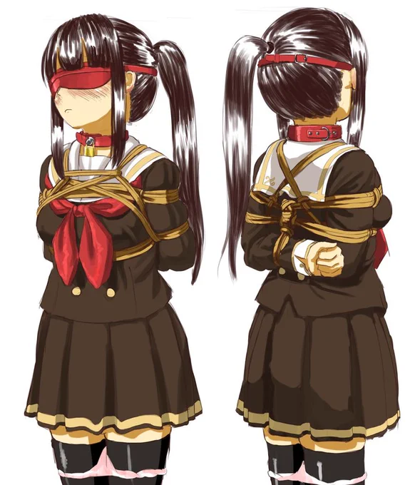 [R-18]縛れ!ユーフォニアム  制服眺めるために毎回見てます。#響け!ユーフォニアム #緊縛 
