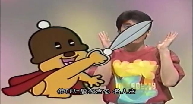 ftar0's tweet image. 昔おかあさんといっしょで
つめかみみみ太郎って歌があって
髪を切る名人が曲中に出てくるんだけど
髪を切る名人がじっとしていてすぐ終わる。言ってるのにじっとしていない件