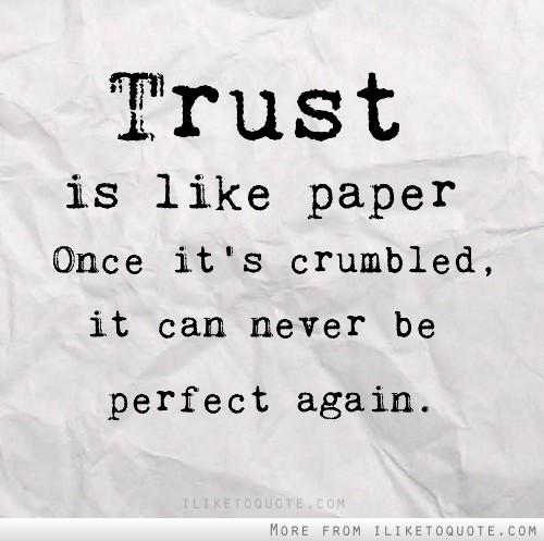 PaperthinFilm's tweet image. Do you believe in Trust? #QOTD
