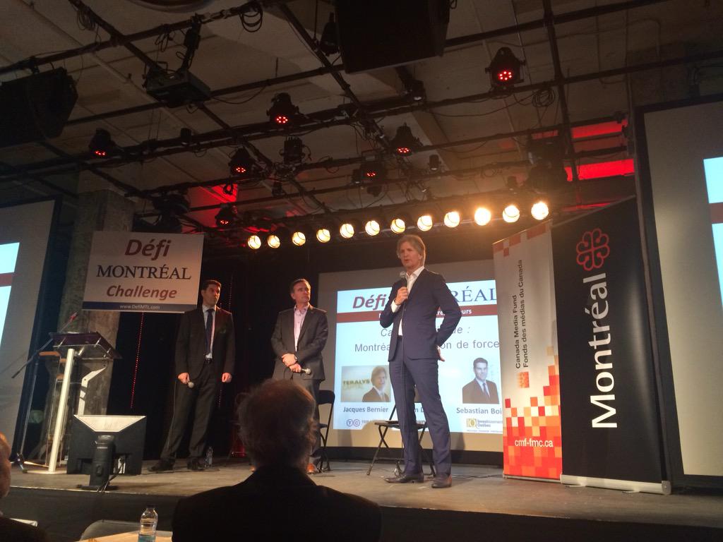 VentureBuilder's tweet photo. #DefiMTL Capital de risque: Montreal en position de force. @TeralysCapital @FondsFTQ @InvestQuebec témoigne. http://t.co/0P24zTeWAt