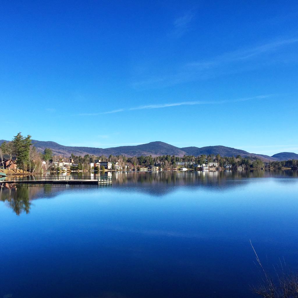 GoNSA's tweet photo. The ice has melted and our lake is back! #MirrorLake #LakePlacid #ADK http://t.co/jVJ1yCLMW6