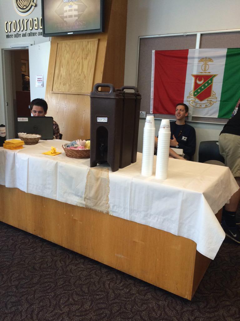 Fresh out of coffee, but thanks to everyone who came by and got a cup!