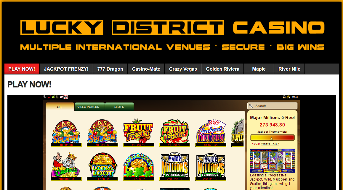 AIDistrict's tweet photo. Lucky District Casino | eCOGRA Certified Affiliate
http://t.co/9qAKfaeeFh http://t.co/qYM9jbWtX6
