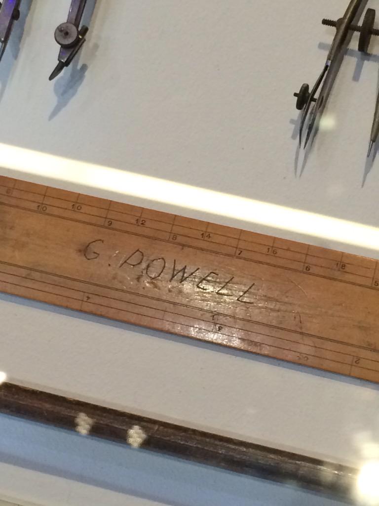 thearchitectdog's tweet photo. Powell's scale rule @BarbicanCentre , time to scratch your name on yours in case you make it... http://t.co/k40NTw0sHv