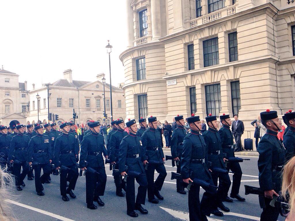 lou_watsham's tweet photo. Emotional memorial today in London celebrating 200years of #Gurkha service to the Crown #PrayforNepal @Gurkha_Brigade http://t.co/IrpYcG3iOw