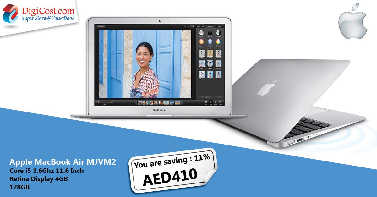 digicost1's tweet photo. SAVE 410AED -SAVE 11%
#Apple #MacBookAir #MJVM2 Core i5 1.6GHz 11.6 Inch
http://t.co/RbqItNl4KU
#DigiCost #UAE #Dubai http://t.co/Mv3u18hXCv