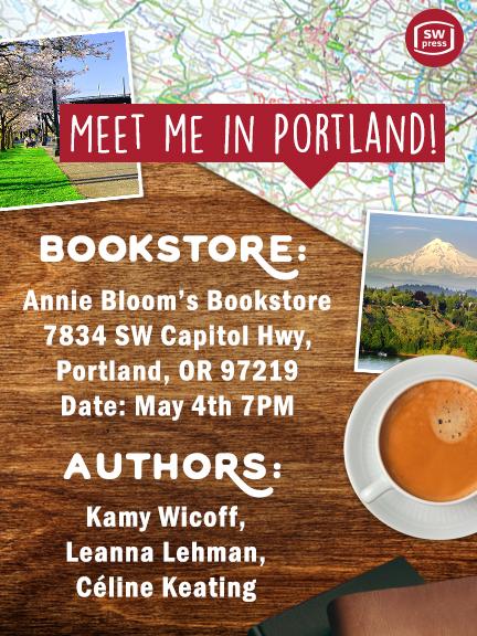 shewritesdotcom's tweet photo. Stop 2 of the #SWPSpringTour is almost here! Meet @kwicoff @celinekeating, & @LeannaLehman in #Portland on May 4! http://t.co/BXrmL3XnCP