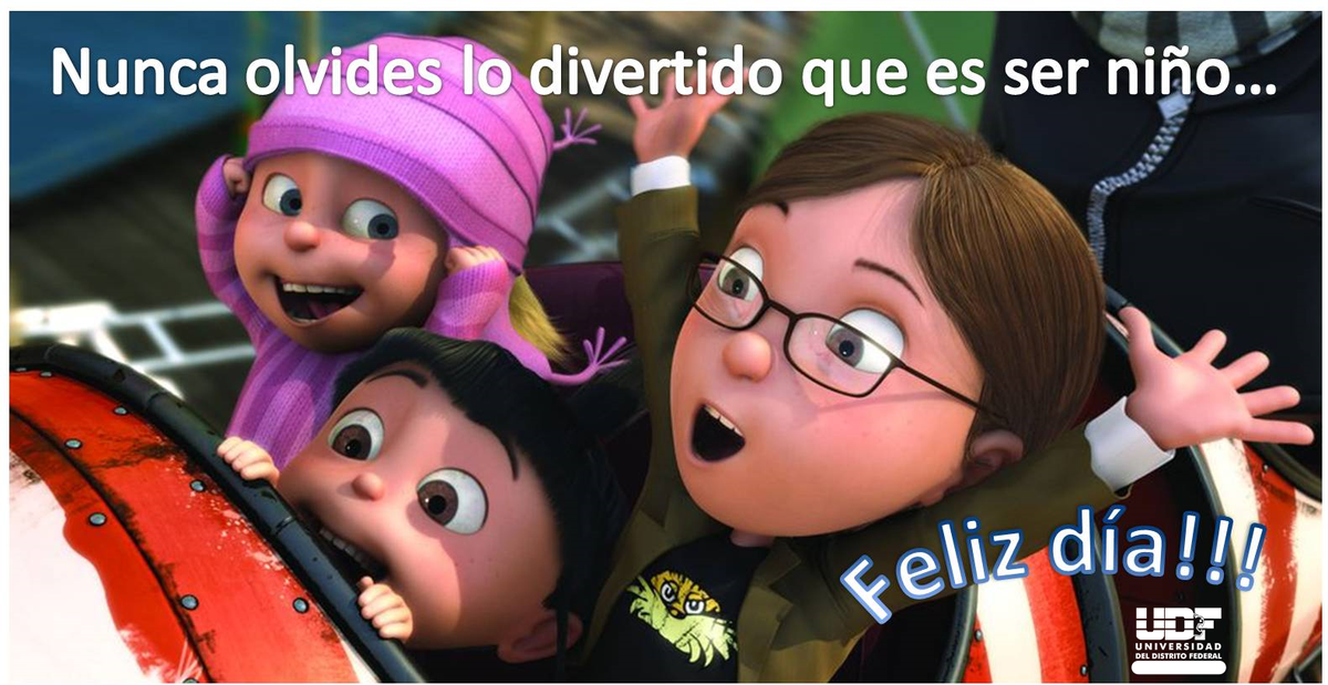 UDFsantamaria's tweet photo. Nunca olvidemos el niño que llevamos dentro.
#FelizDíaDelNiño #NiñosUDF #FelizJueves http://t.co/n5SzUEBBvf